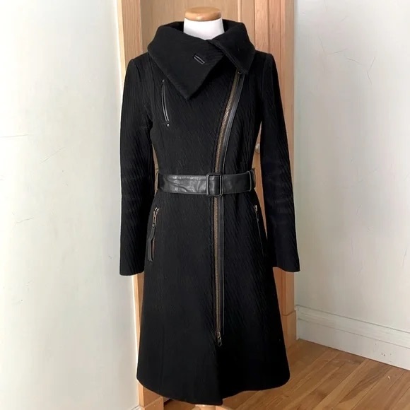 Mackage Jackets & Blazers - Mackage Black Trench Coat with Belt